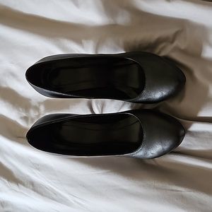 Handmade‎ Italian Leather Black Heels
